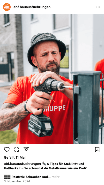 5 Tipps für stabile Metallzäune: Rostfreie Schrauben, Sicherung, HSS-Bohrer, Schmiermittel nutzen, präzise vorbohren.